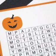 Free Halloween Word Search Printable