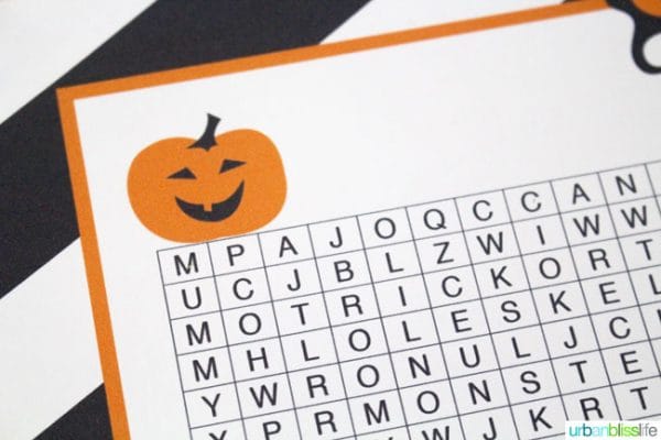 Free Halloween Word Search Printable | Find printable Halloween Ideas, DIY Halloween decorations and more on Today's Creative Life. Click the photo to visit. 