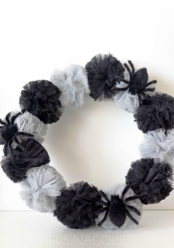 DIY Halloween Decorations | Here's a tutorial for a fun halloween wreath. Click the photo for instructions. Today's Creative Life