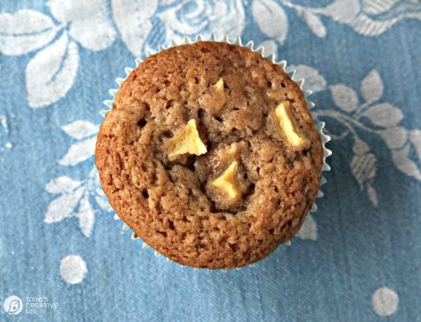 Apple Muffins | Whip up a batch of these Cinnamon Spice Apple Muffins for breakfast or a snack! Easy to make. Freeze the extras. Click the photo for the recipe. TodaysCreativeLife.com