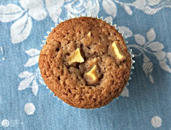 homemade apple muffin