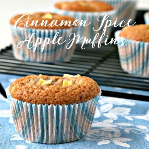 Apple Muffins | Whip up a batch of these Cinnamon Spice Apple Muffins for breakfast or a snack! Easy to make. Freeze the extras. Click the photo for the recipe. TodaysCreativeLife.com