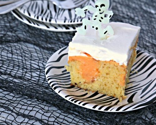 Dream Scream Poke Cake with TruMoo DreamScream Orange Milk. Find the recipe on Today's Creative Life. Just click the photo.
