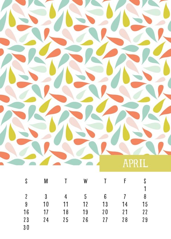 2017 Calendar | This free printable 2017 calendar is stylish enough to be art! 5x7 printable monthly calendar is yours to download. Click the photo to grab yours. TodaysCreativeLife.com