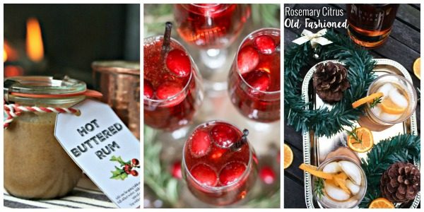 Drink Recipes for the Holiday Season | Christmas cocktails for your party needs. Today's Creative Life