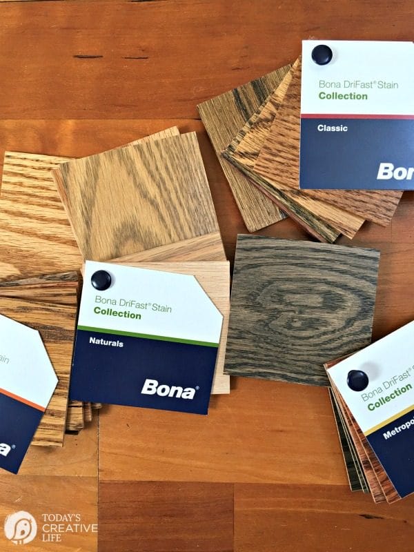 Hardwood Flooring color chips