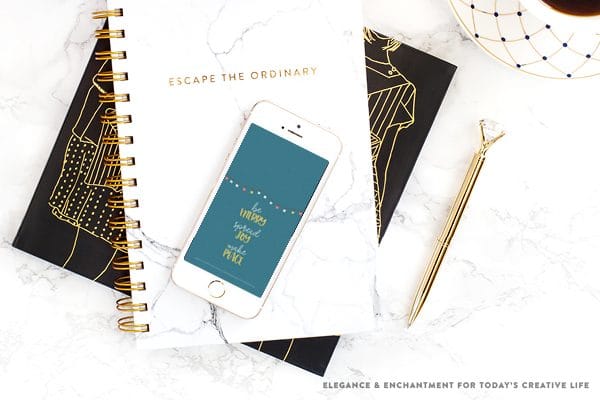Organized for the Year 12 month Calendar Bundle from Elegance and Enchantment | Free download wallpapers on TodaysCreativeLife.com