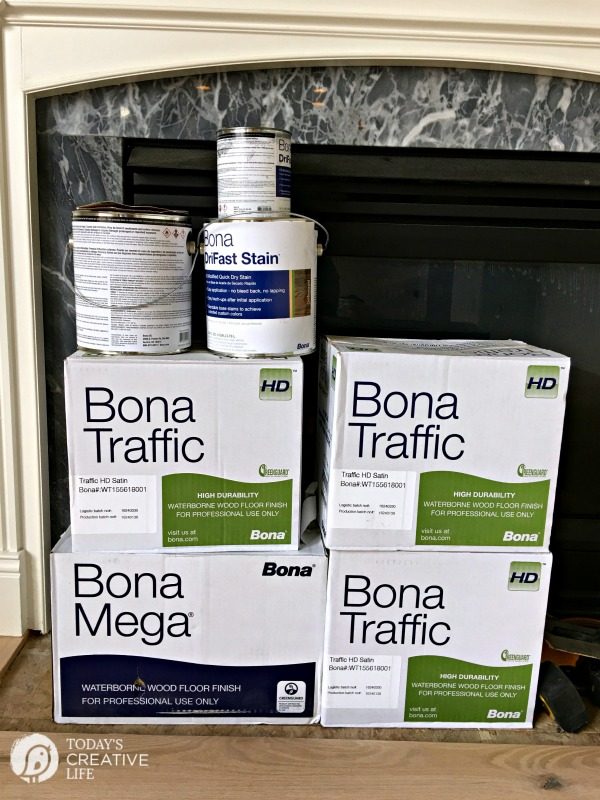 Bona flooring stains and supplies