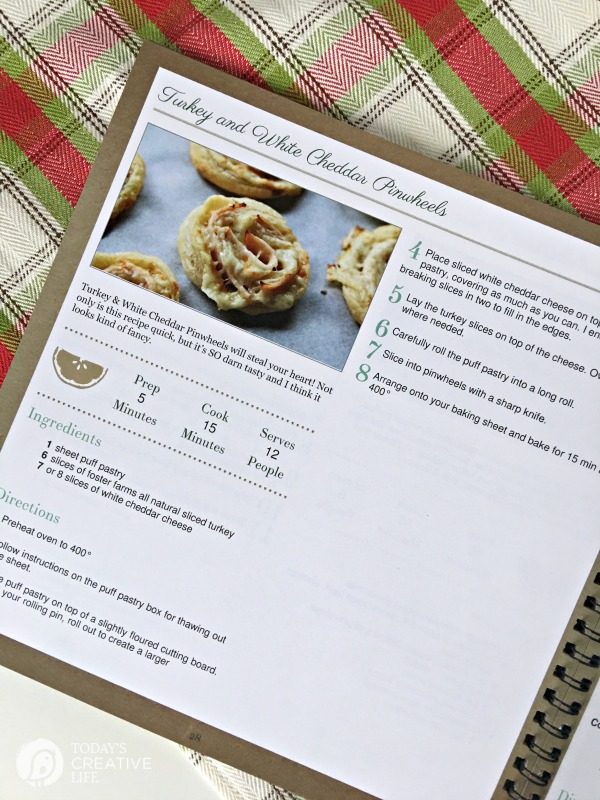 Family Recipes Cookbook | Make your own cookbook with your own recipes using Cookbook Create! See how on TodaysCreativeLife.com