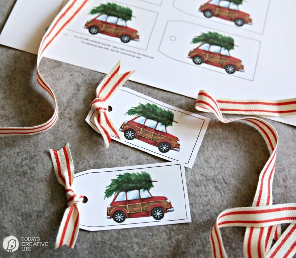 Free Christmas Gift Tags | Find free printable holiday gift tags on TodaysCreativeLife