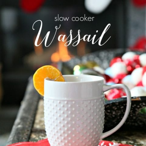 Slow Cooker Wassail Recipe | Looking for a Christmas recipe for a hot drink to serve a crowd? This easy holiday beverage can be spiked or not! See more on TodaysCreativeLife.com