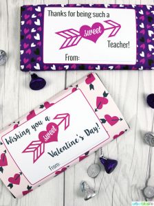 Valentines Candy Bar Wrappers Free Printable - Today's Creative Life