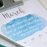 March 2017 Printable Calendar