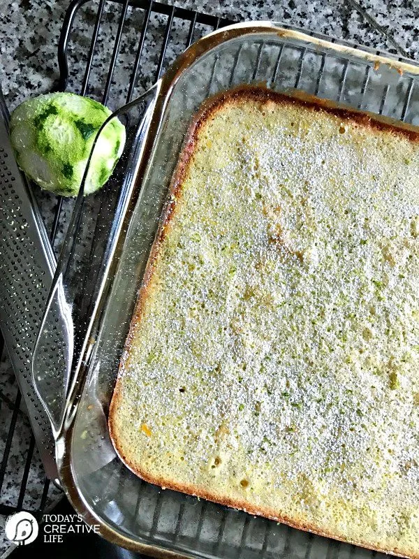 Key Lime Bars with Lime Zest | TodaysCreativeLife.com