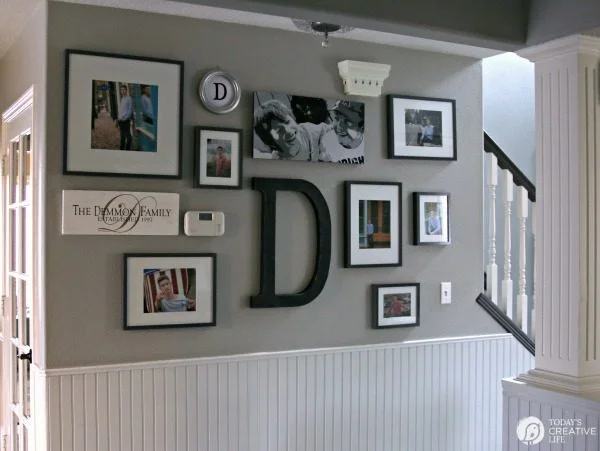 How to hang a picture Gallery Wall | TodaysCreativeLife.com