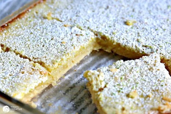 Fresh Key Lime Bars | Easy to Make | TodaysCreativeLife.com