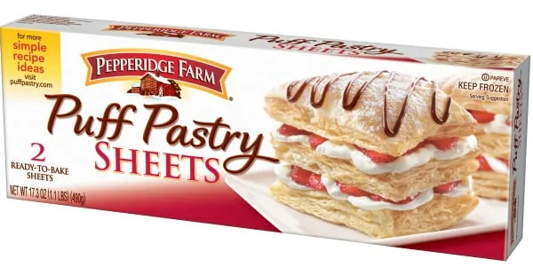 puff pastry container