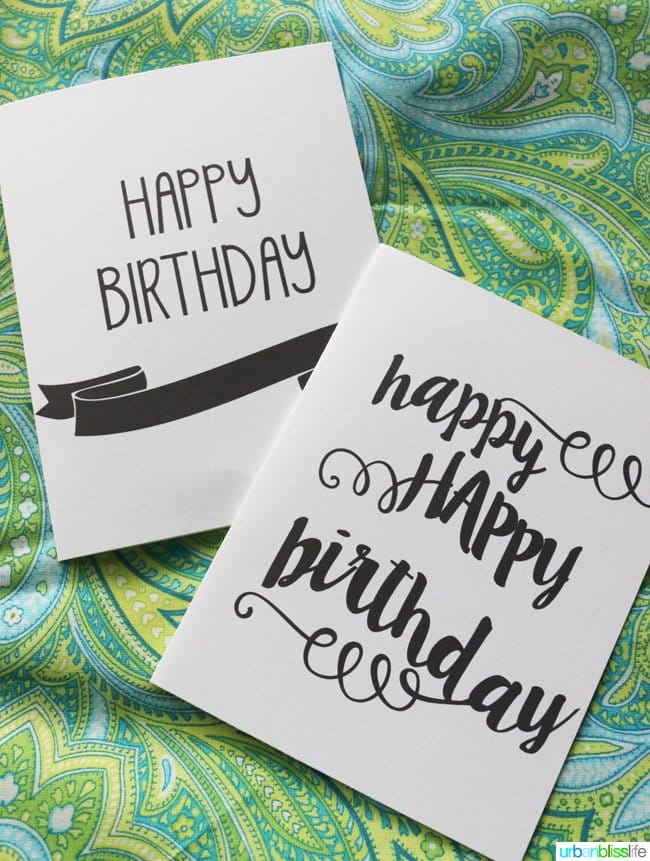 printable birthday cards with envelope liner todays creative life