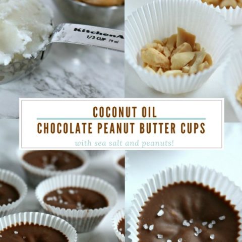 Coconut Oil Chocolate Peanut Butter Cups