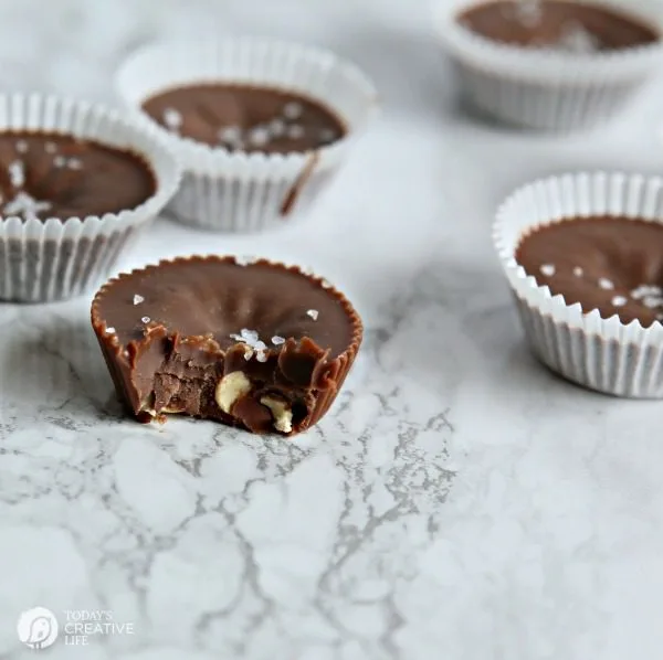 Coconut Oil Chocolate Peanut Butter Bites | Take a bite! TodayscreativeLife.com