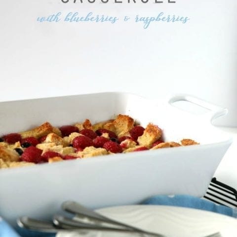 French Toast Casserole | The Mixed Berry French Toast Casserole Recipe makes a delicious breakfast or brunch idea. Click the photo for the recipe. TodaysCreativeLife.com