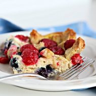 French Toast Casserole with Berries