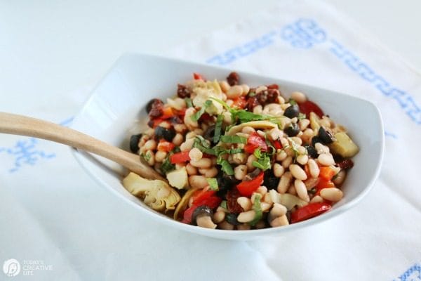 Mediterranean Bean Salad Recipe  Todays Creative Life