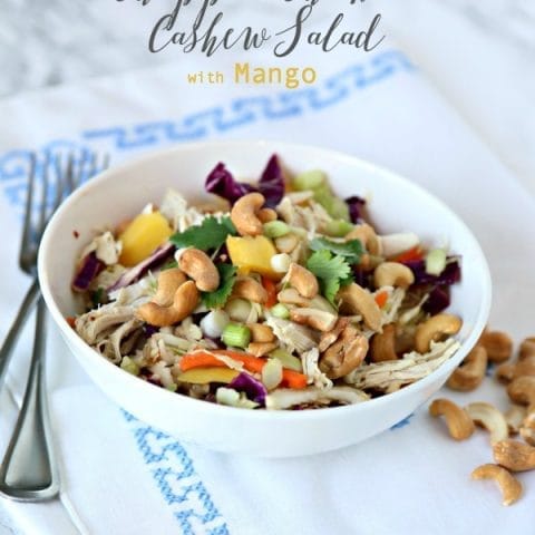 Mango Chicken Salad with Cashews | Todayscreativelife.com