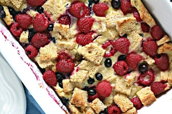 French Toast Casserole | The Mixed Berry French Toast Casserole Recipe makes a delicious breakfast or brunch idea. Click the photo for the recipe. TodaysCreativeLife.com