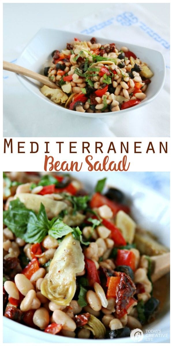 Mediterranean Bean Salad Recipe - Today's Creative Life