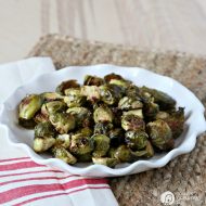Roasted Brussel Sprouts with Balsamic Glaze