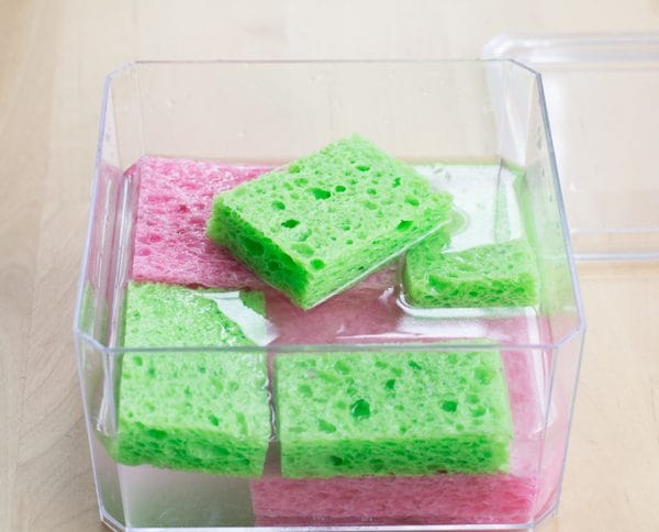 Diy dryer sheets with sponges