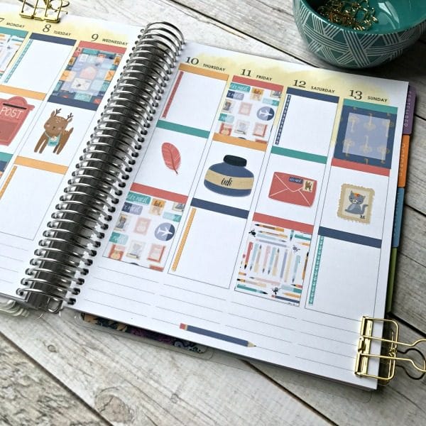 Free Printable Planner Stickers | Organize your life with life planner stickers. Print your own. JulieChats for TodaysCreativeLife.com 