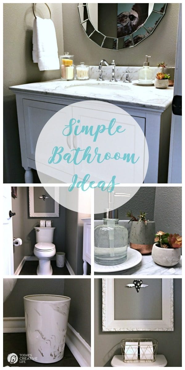 Bathroom Decorating Ideas  Simple Accessories  Today\u002639;s Creative Life