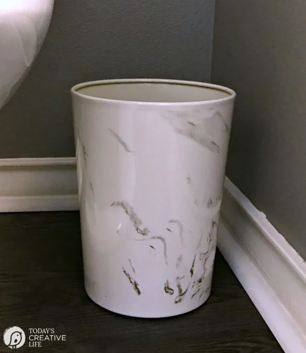 Bathroom Decorating Ideas | Marble Waste Basket