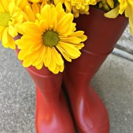 DIY Thrifted Rain Boots