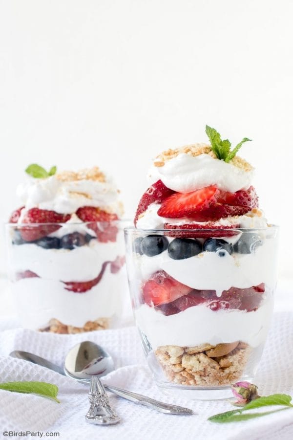 Summer Berry Parfaits