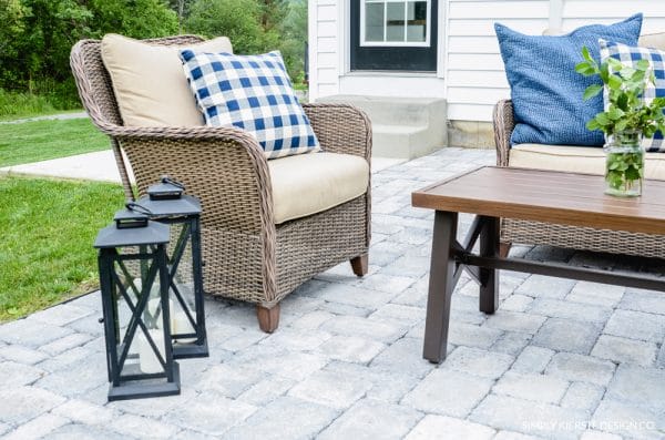 Backyard patio Makeover by Simply Kierstie