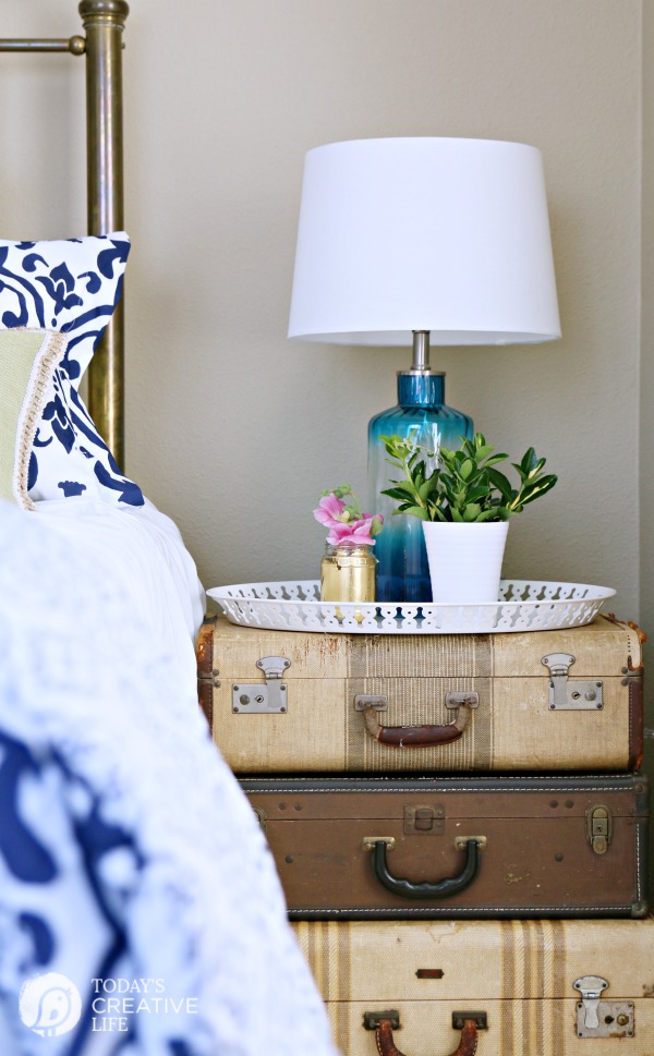 Guest Bedroom Decorating Ideas on a Budget | Before and After Room makeover. Inexpensive Style from Better Homes and Gardens. See more on TodaysCreativeLife.com
