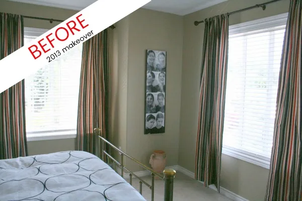 Guest Room Makeover BEfore and After