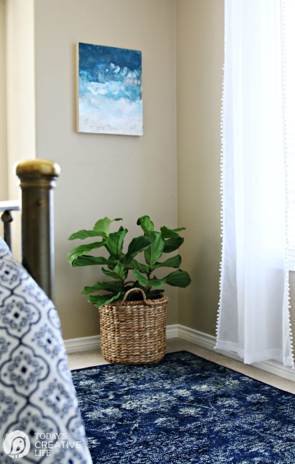 Guest Bedroom Decorating Ideas on a Budget | Before and After Room makeover. Inexpensive Style from Better Homes and Gardens. See more on TodaysCreativeLife.com