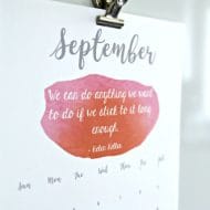 September 2017 Calendar Free Printable