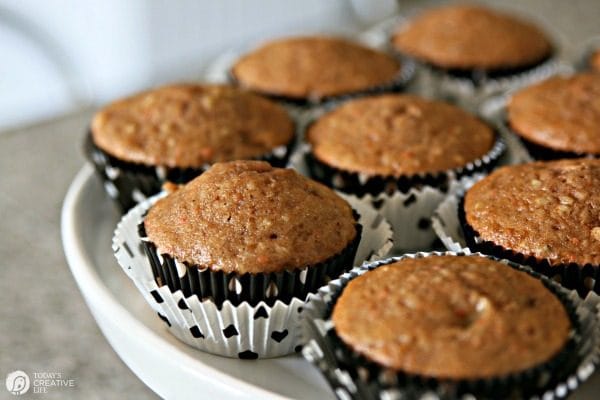 Carrot Muffins by TodaysCreativeLife.com