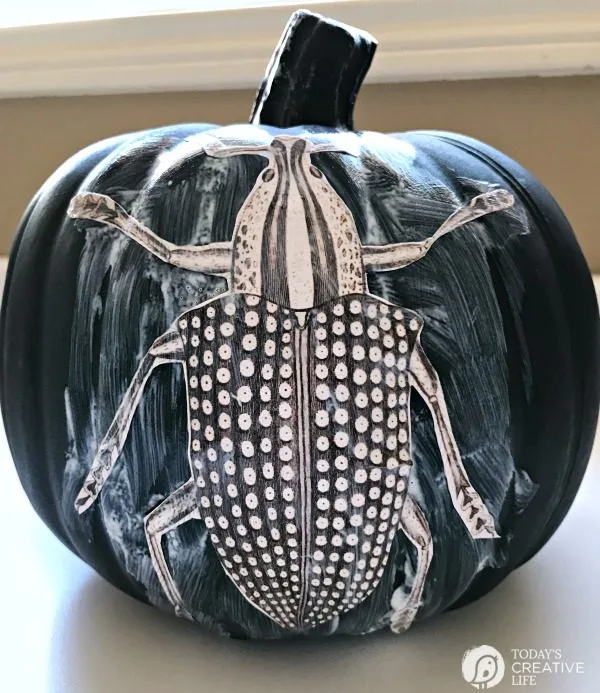No Carve Mod podge Pumpkins TodaysCreativeLife.com