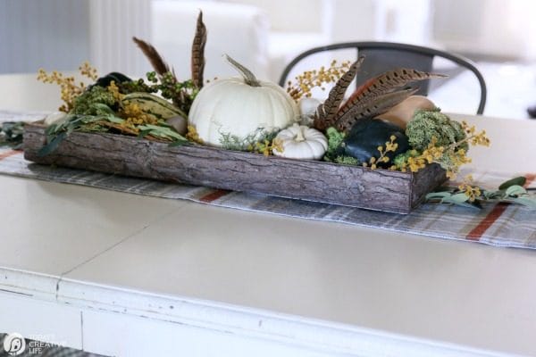 DIY Fall Decor | Easy Table Centerpiece for Fall or Thanksgiving. TodaysCreativeLife.com