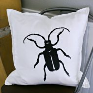 Cricut EasyPress Iron On Beetle Pillow