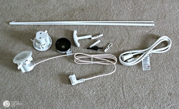 Flat Screen TV Cord and Cable Power Kit