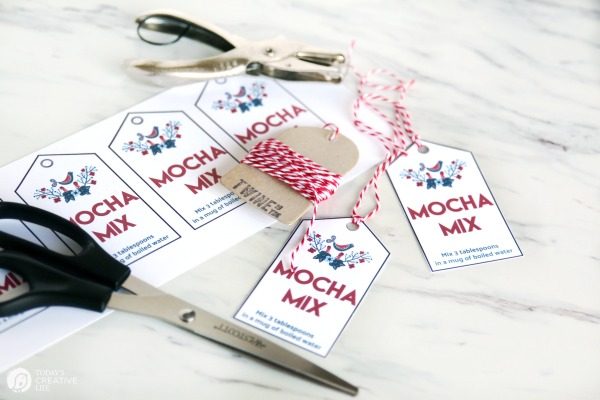 Scandinavian Mocha Mix Gift Tags Free Printable from TodaysCreativeLife.com