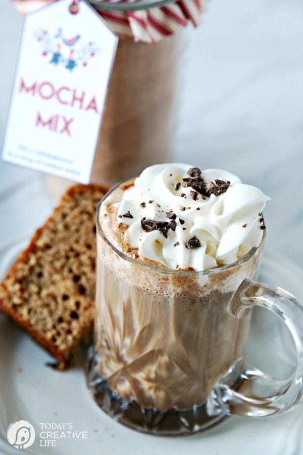 Homemade Mocha Mix Recipe Easy holiday homemade gift idea | TodaysCreativeLife.com