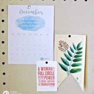 2017 Printable December Calendar